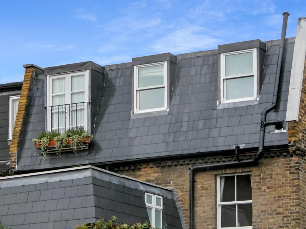 Mansard loft conversion on a period terrace